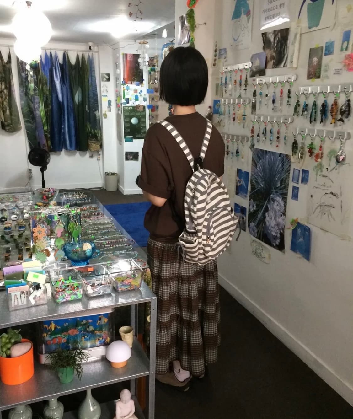무음 Nest Sling Backpack (Gray Stripe) 판매 상품이미지4