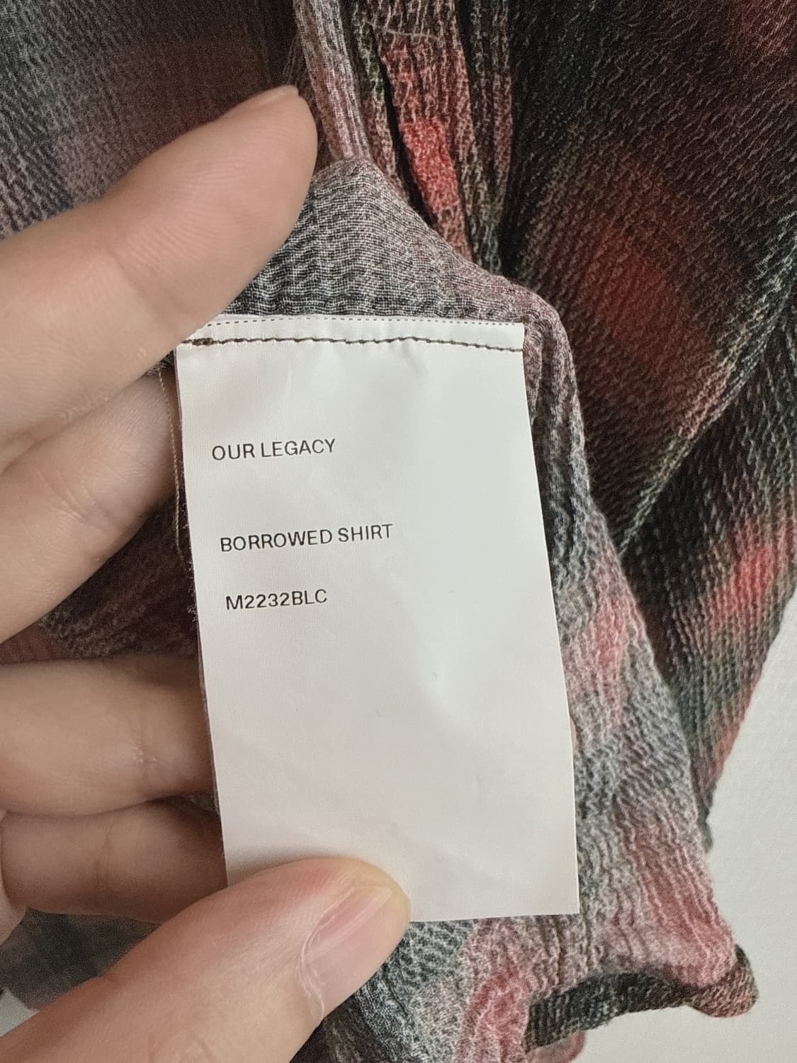 아워레가시 빅럼버 체크셔츠 상품이미지8