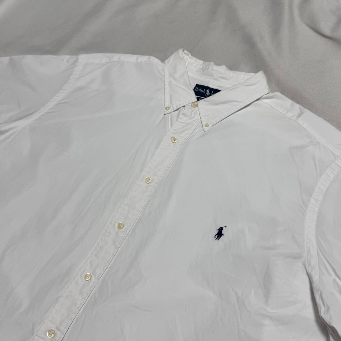 2XL 폴로랄프로렌 화이트 반팔 셔츠 상품이미지1