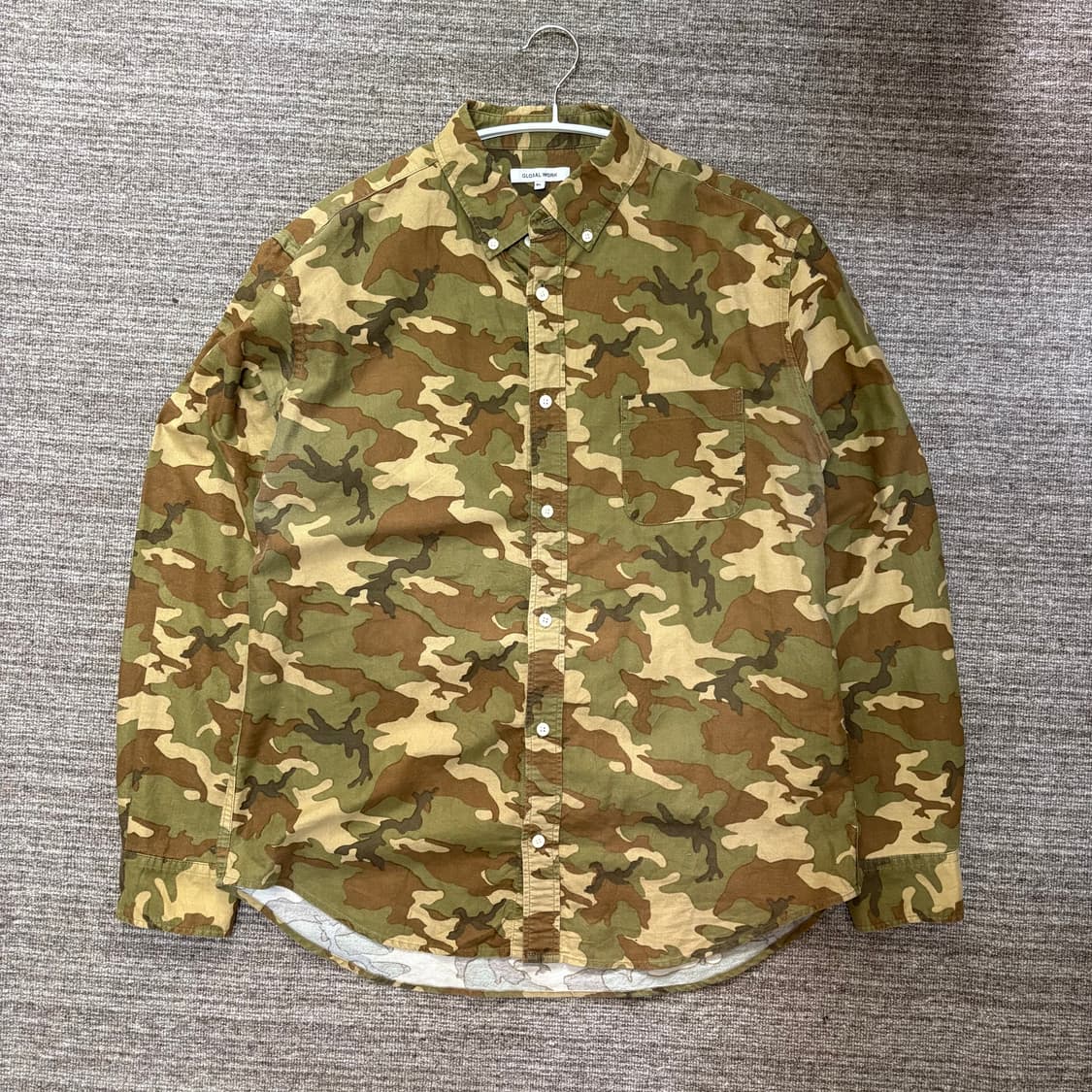 GLOBAL WORK 카모셔츠 상품이미지1