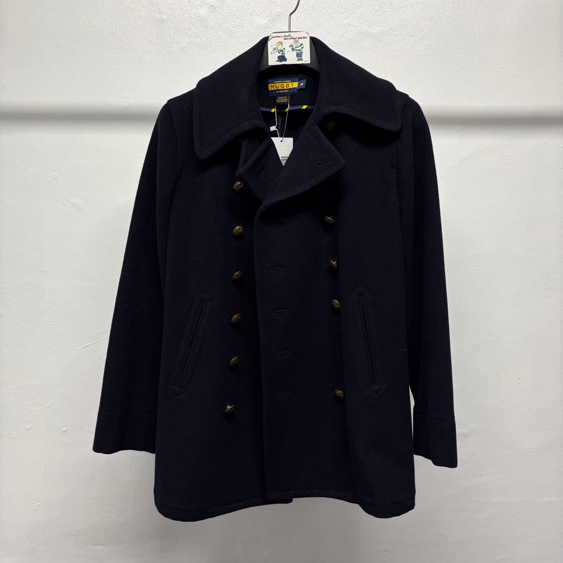 폴로 랄프로렌 럭비 금장 울 피코트 상품이미지1