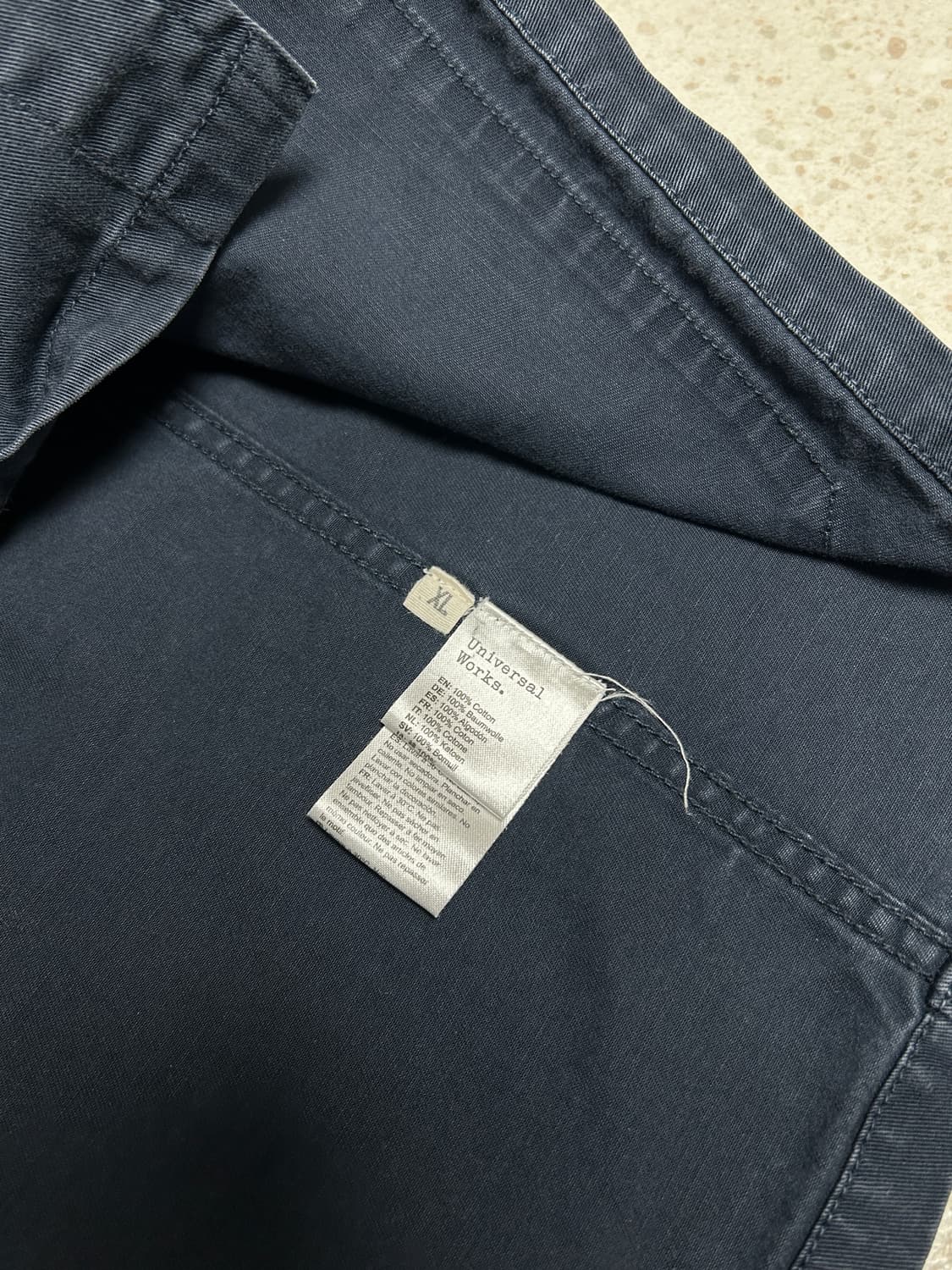 Universal Works Fatigue Jacket Navy XL 상품이미지4