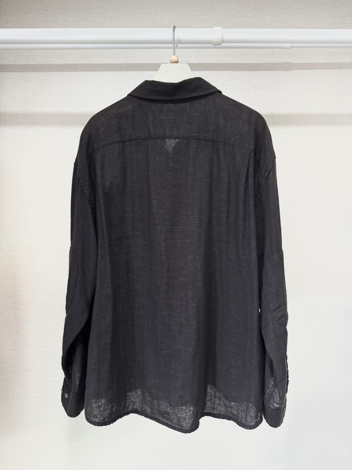 [최저가] 해칭룸 아카이브 셔츠 V2 워시드 블랙 상품이미지2