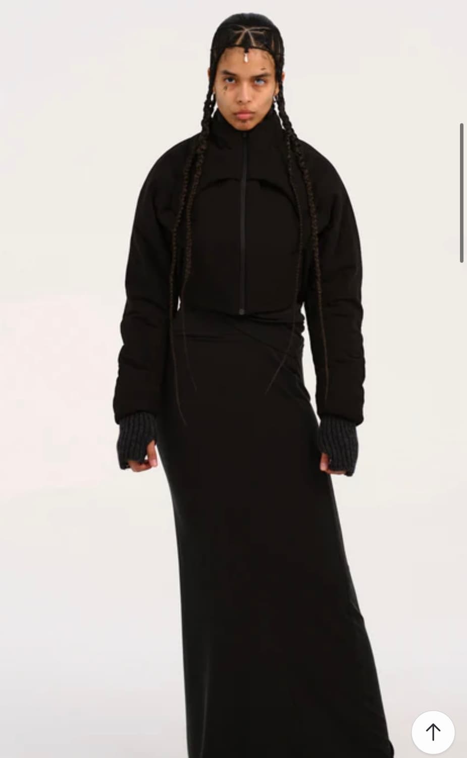 혜인서 패딩 padded harness jacket 새상품 블랙 3사이즈 상품이미지1