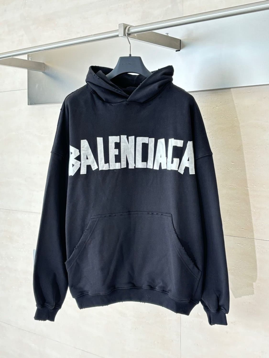 발렌시아가  빈티지 스타일 후드티  상품이미지1