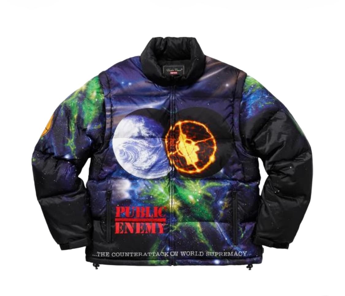 슈프림 x 언더커버 퍼블릭 에너미 퍼피 자켓 멀티컬러 - 18SS 상품이미지1