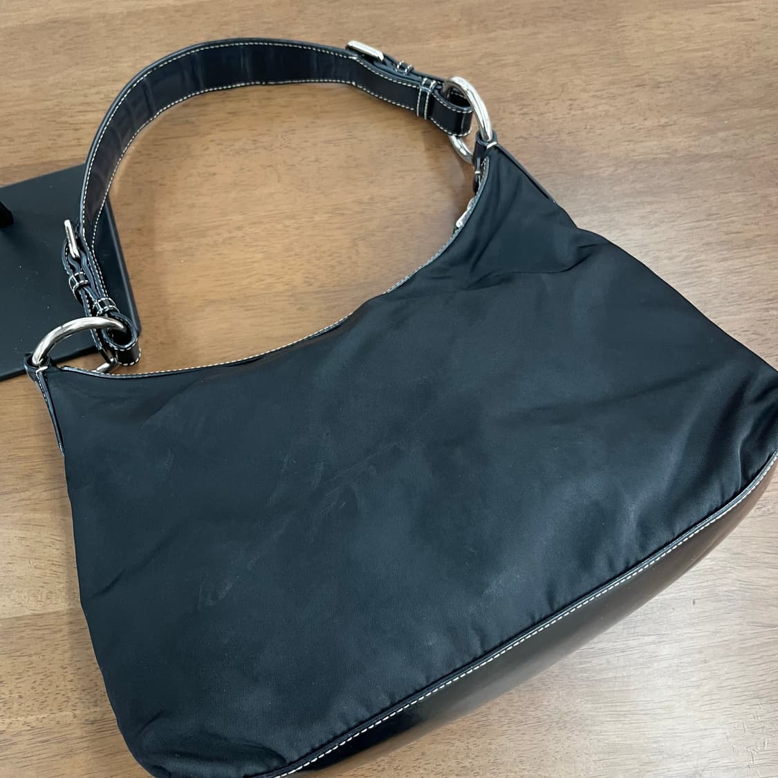 프라다 나일론/레더 호보백 상품이미지8