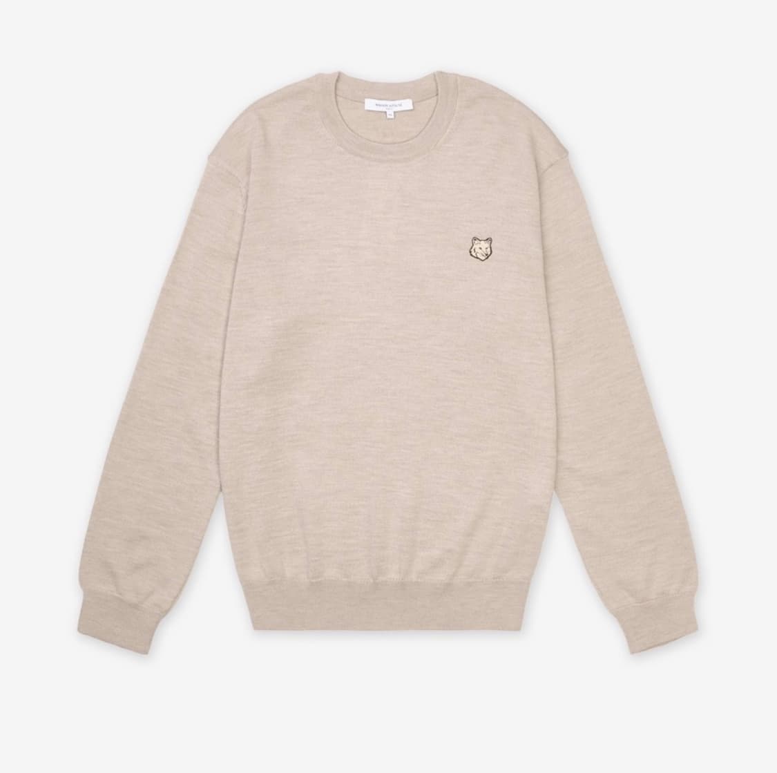 [L] 메종키츠네 볼드 폭스 헤드 니트 마블 상품이미지1