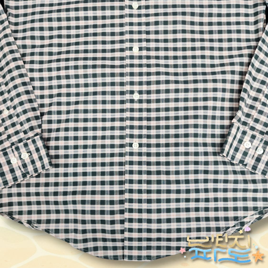 S 브룩스브라더스 리젠트 체크 셔츠 상품이미지3