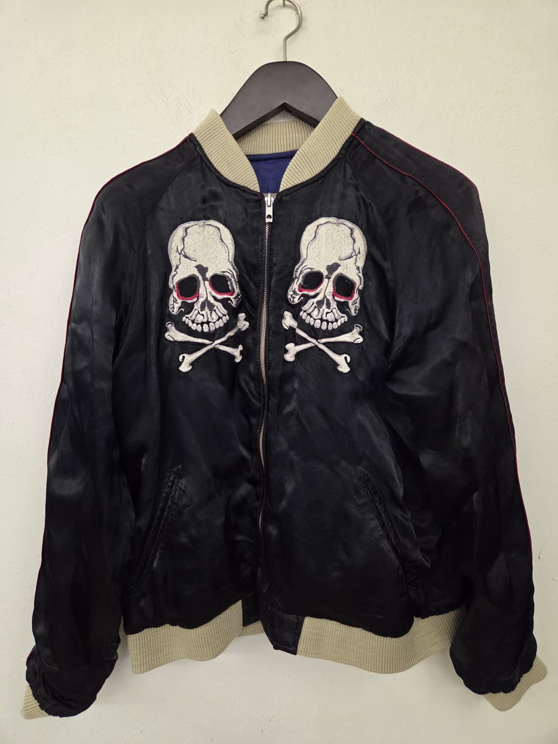 백스트리트 리버시블 크롤러 스컬 자켓 M사이즈 상품이미지5