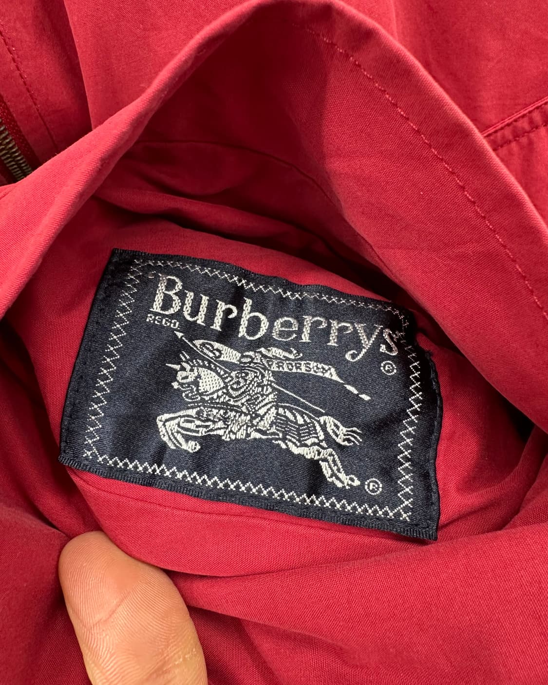 (48)90'S 버버리 양면 블루종-M1781 상품이미지6