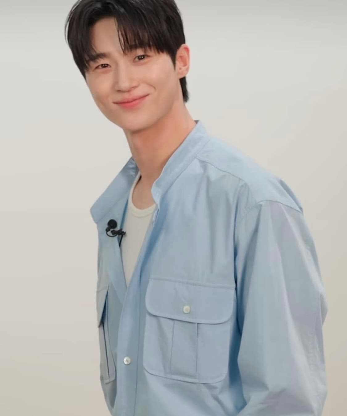 [M]렉토 파비오 차이나 카라 셔츠 스카이블루 상품이미지5