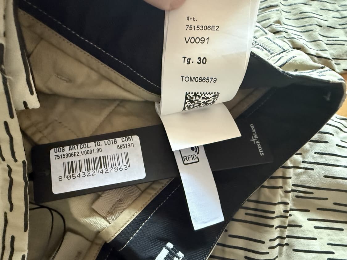 스톤아일랜드 레인 카모 나슬란 라이트 카고 팬츠 상품이미지7