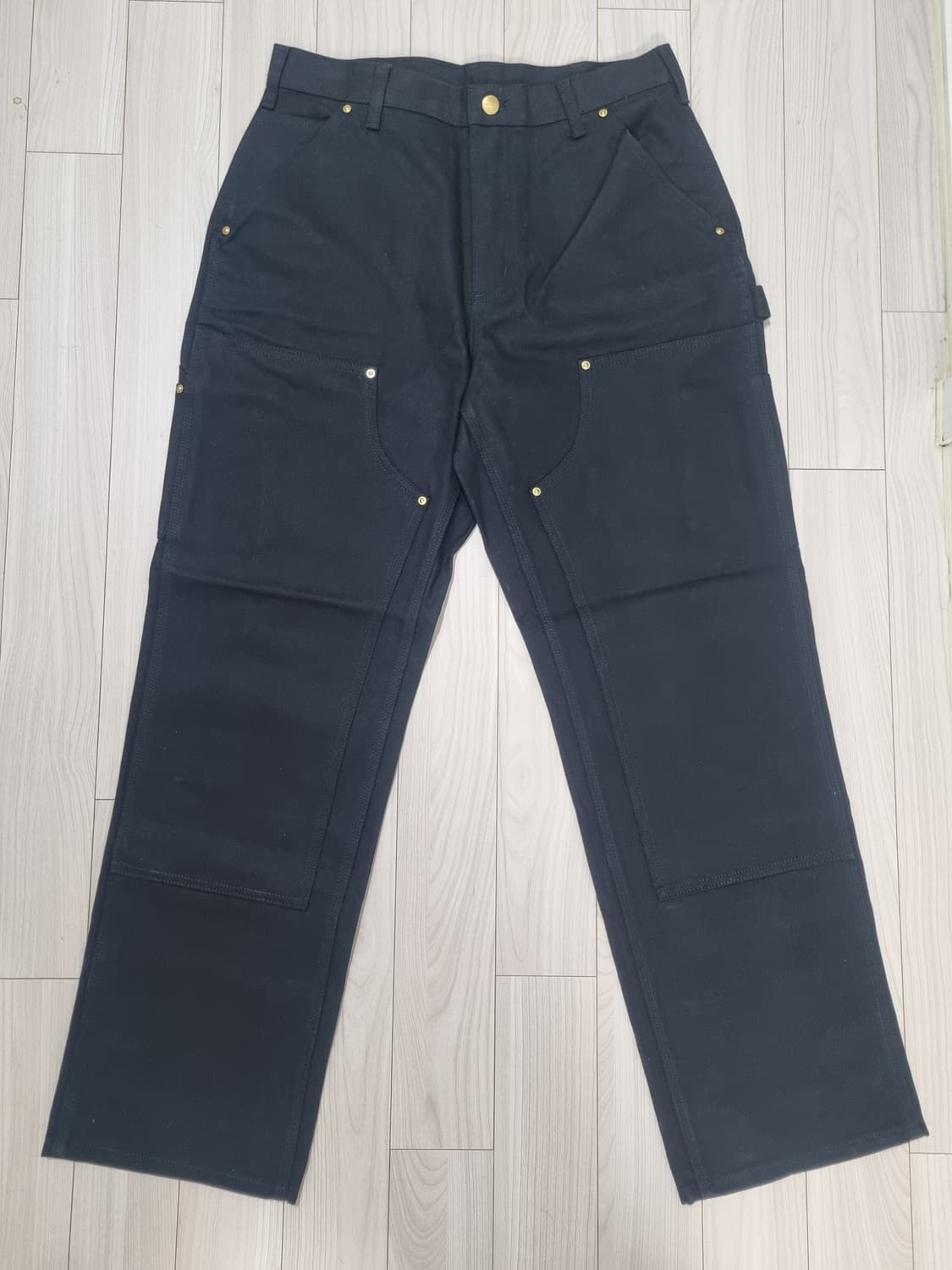 칼하트 더블니 B01 블랙 32X30 상품이미지2