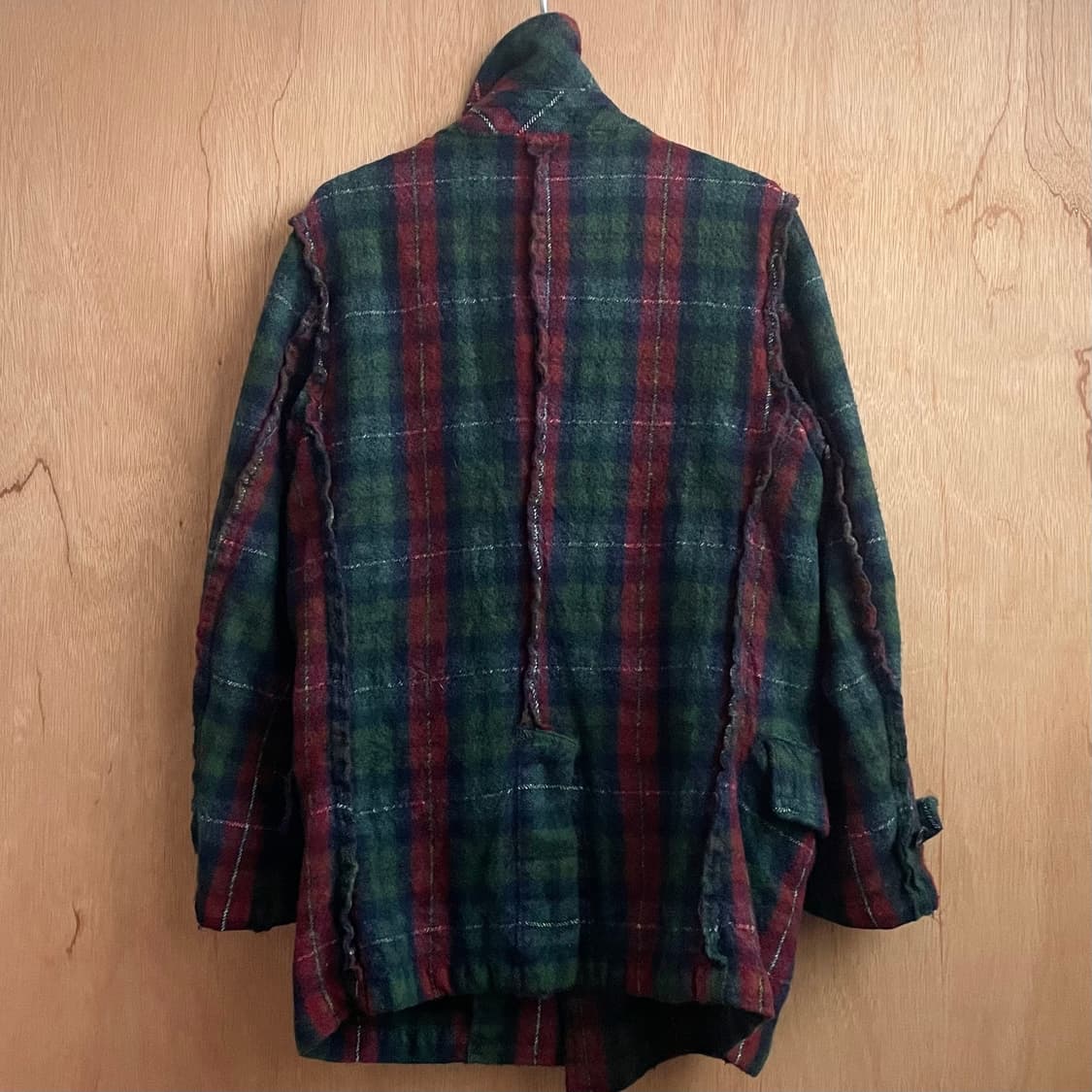 꼼데가르송 옴므 인사이드 아웃 축융 코트 상품이미지5