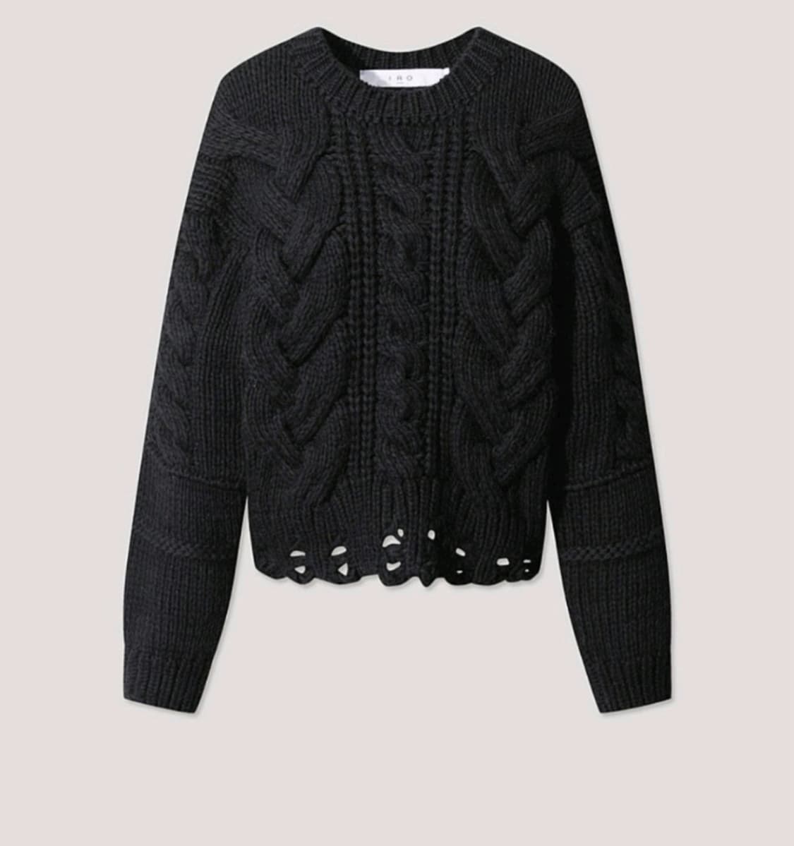 이로 케이블 니트 상품이미지1