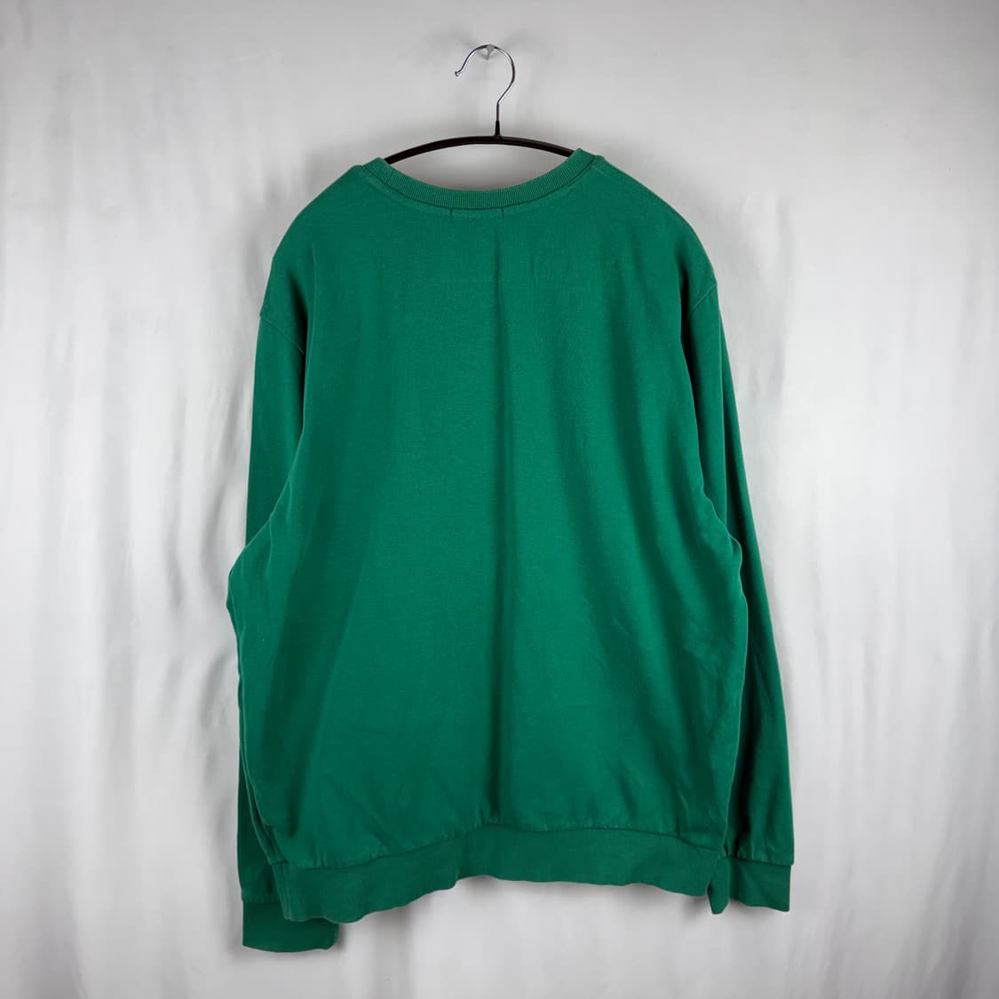 (무료배송)2XL) 게스 삼각로고 맨투맨 그린 상품이미지6