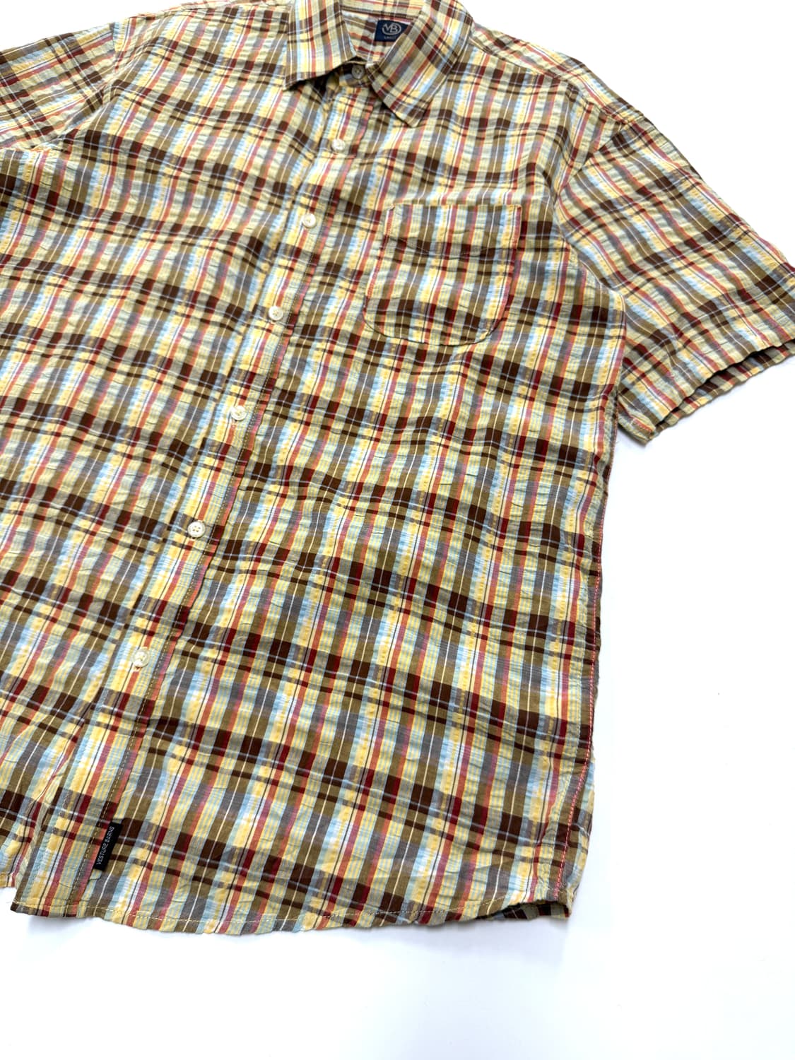 Tacay 빈티지 체크 오버핏셔츠 상품이미지4