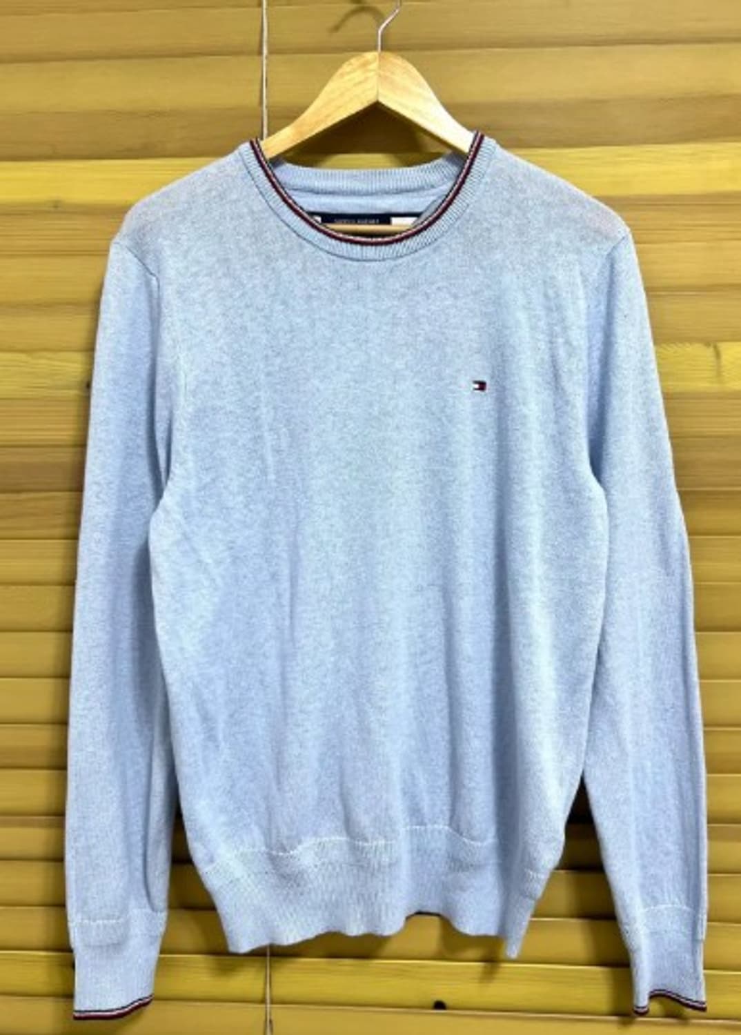 타미힐피거 남성 라운드 린넨코튼니트 S 상품이미지2