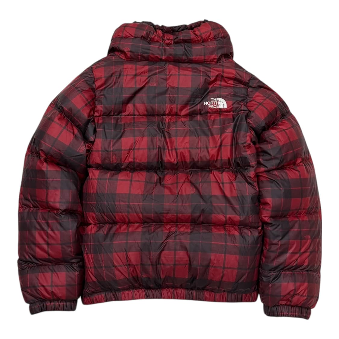 노스페이스 빈티지 모리걸 체크 700 패딩 레드 85 상품이미지4