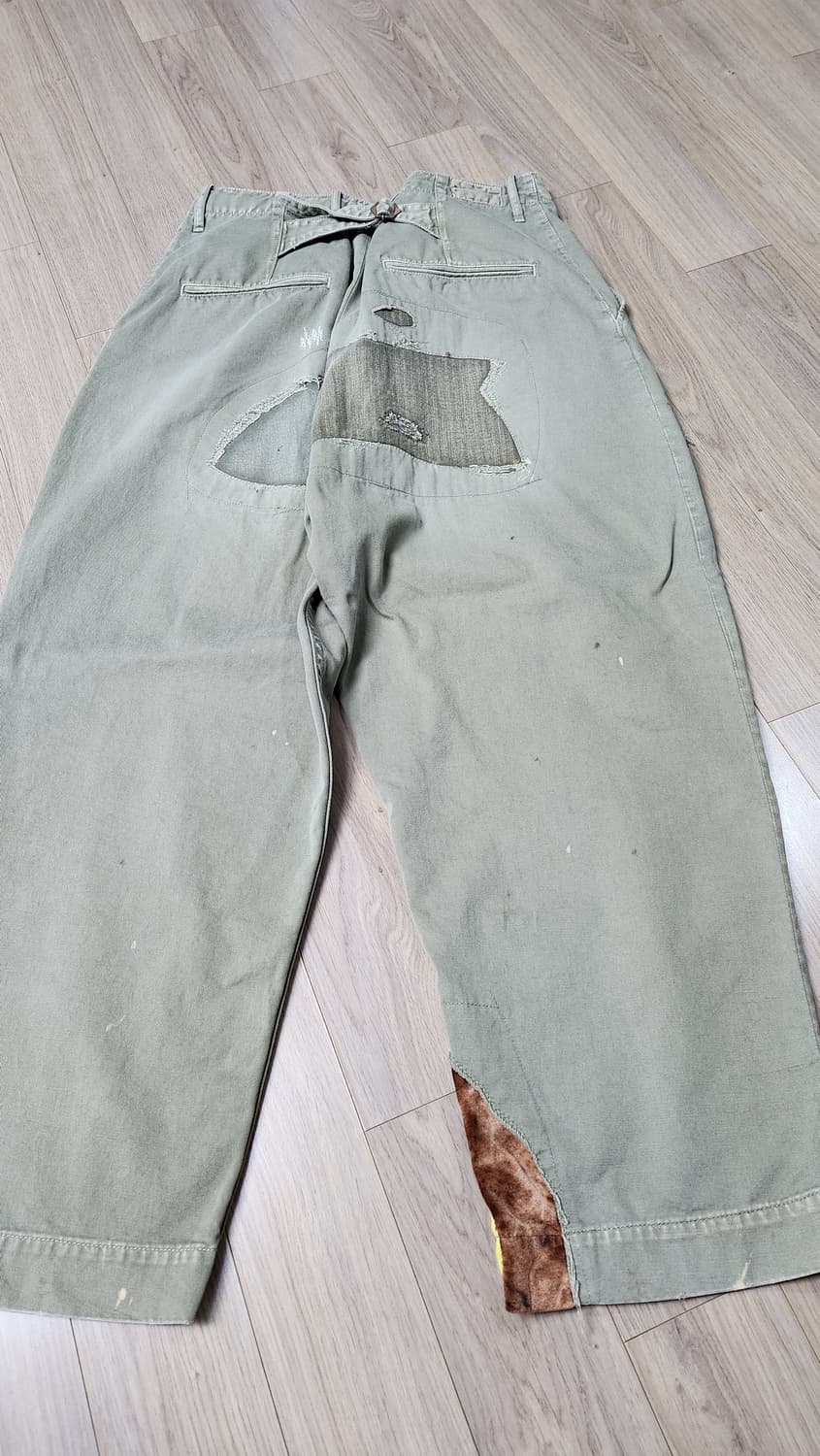 캐피탈 구형 카츠라기 팬츠 4사이즈 카키 상품이미지3