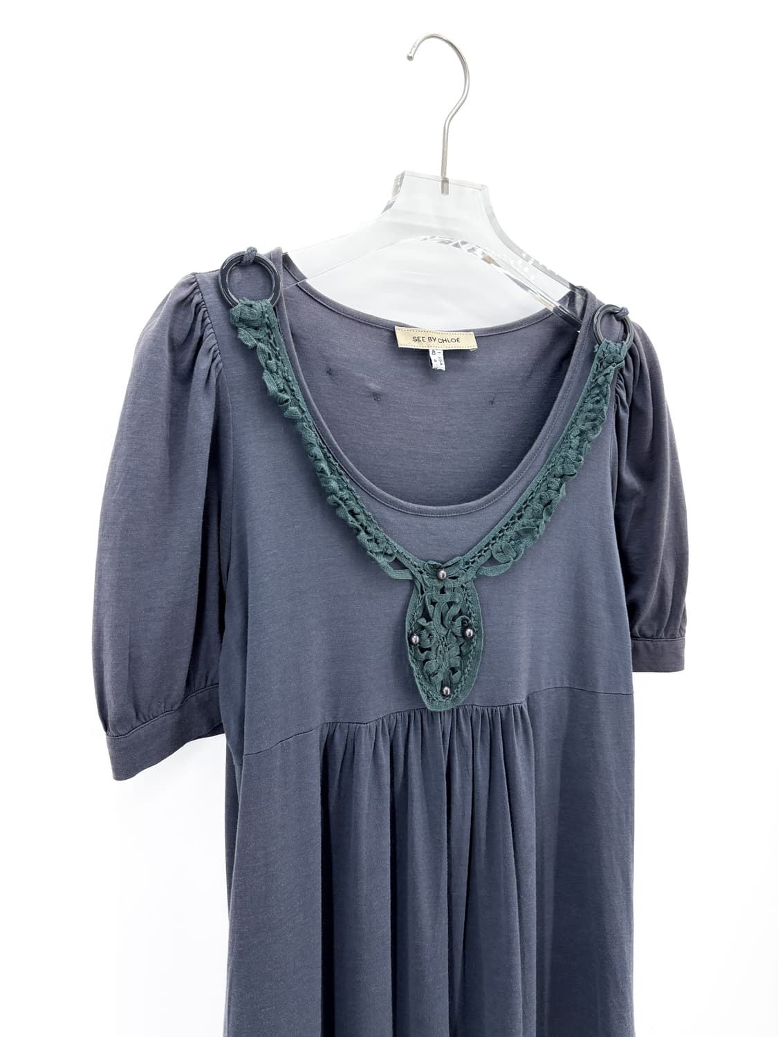 끌로에 레이스 실크 원피스 상품이미지4