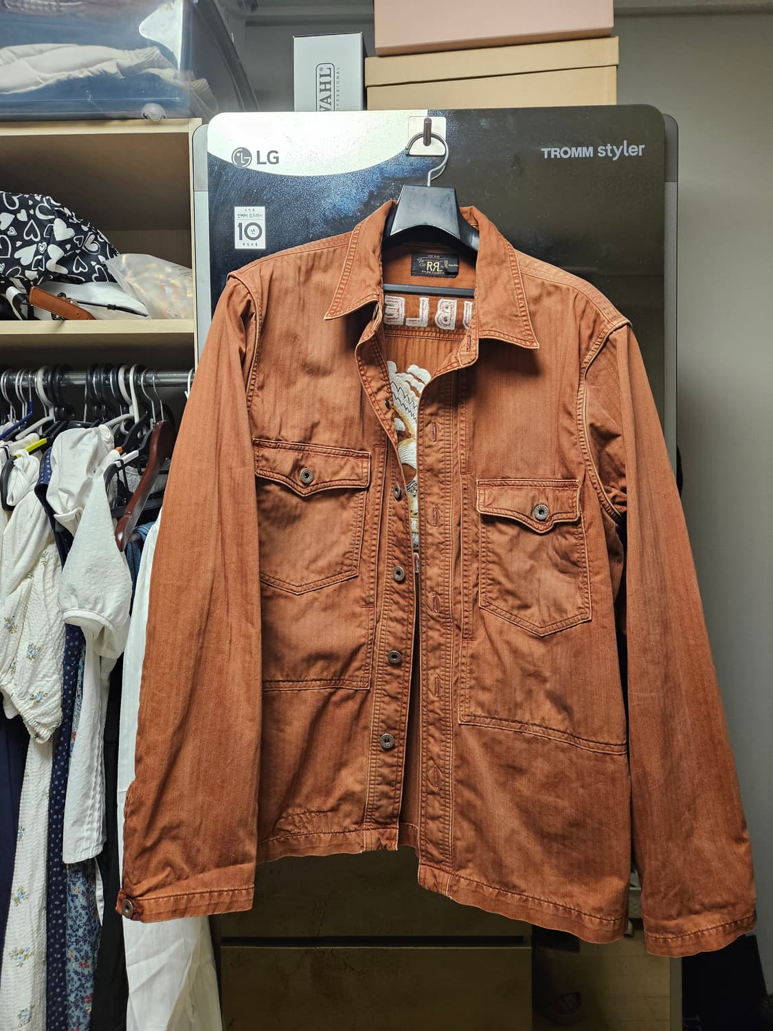 [교환]더블알엘 헤링본 트윌셔츠 26년제품 상품이미지2