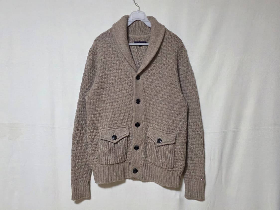 [정품] 타미힐피거 숄칼라 헤비 울니트 가디건 상품이미지2