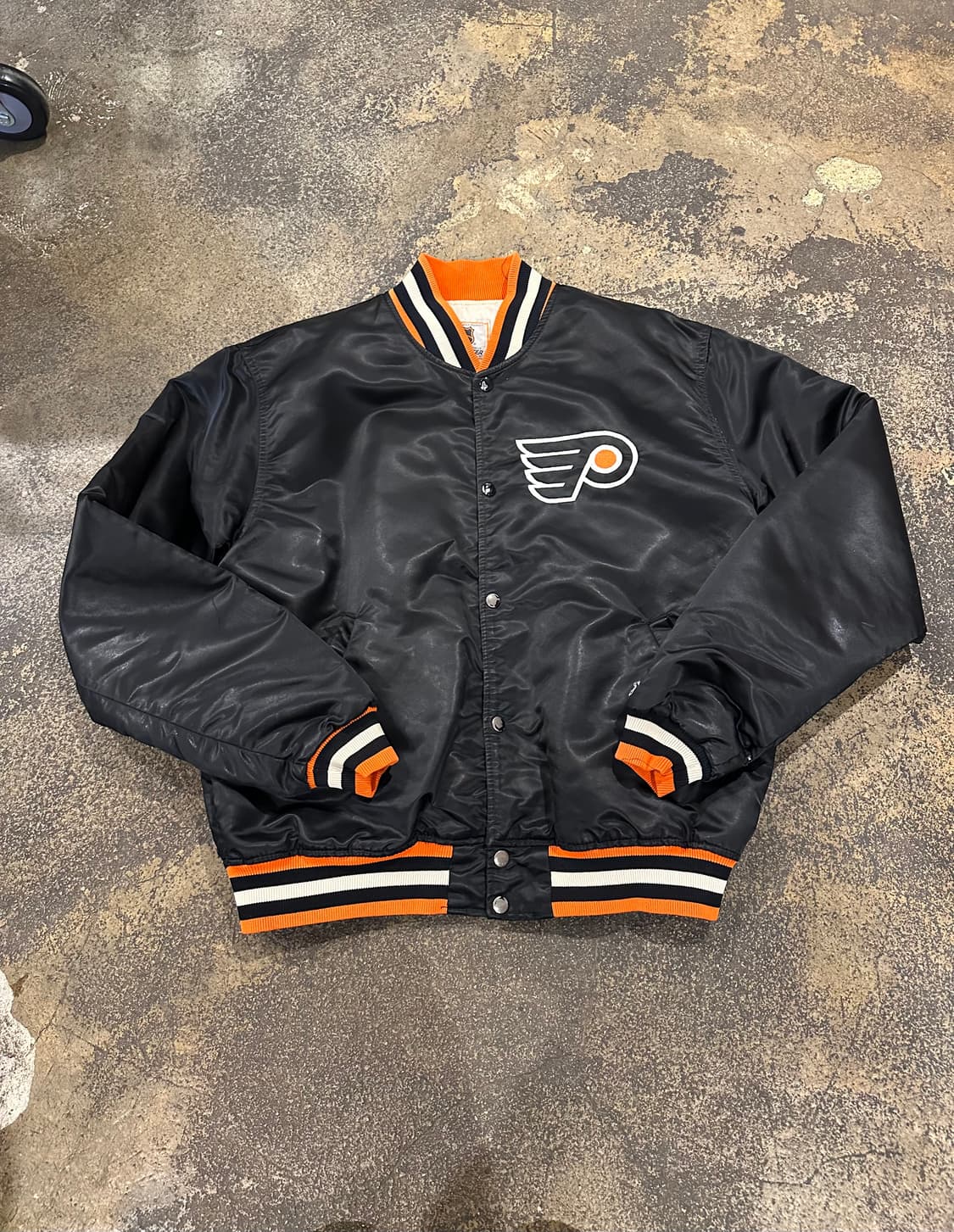 빈티지 90s 스타터 NHL 필라델피아 플라이어스 바시티 자켓 상품이미지1