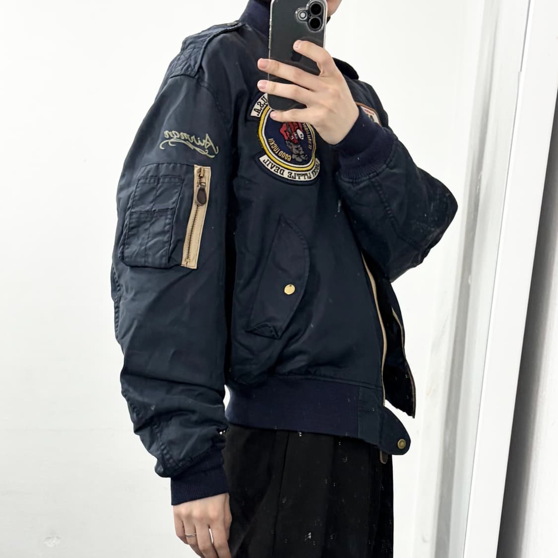 테드 컴퍼니 에어맨 MA-1 플라이트 자켓 상품이미지5