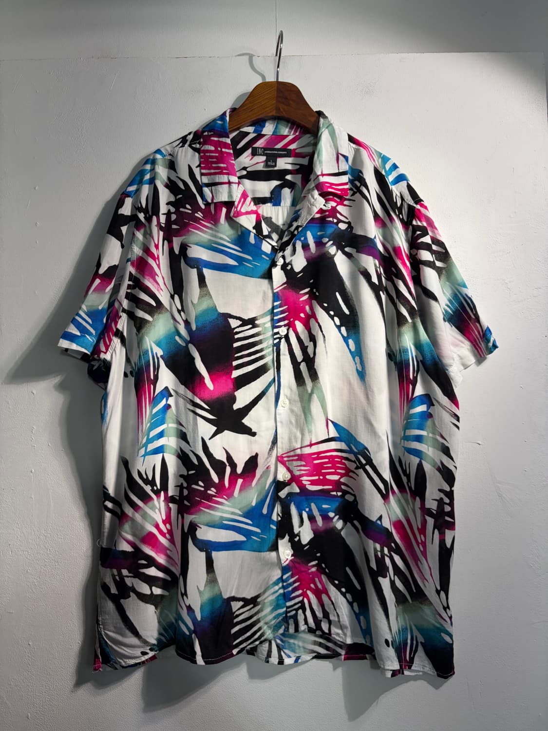 만원샵) 하와이안 반팔 셔츠 L C271 상품이미지1