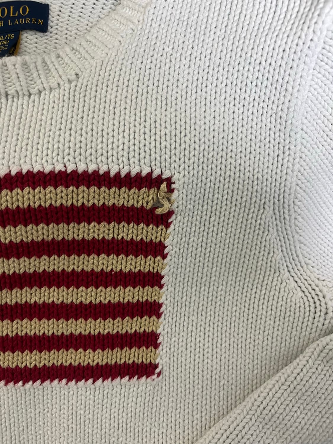 폴로 성조기 걸즈 니트 XL 상품이미지2