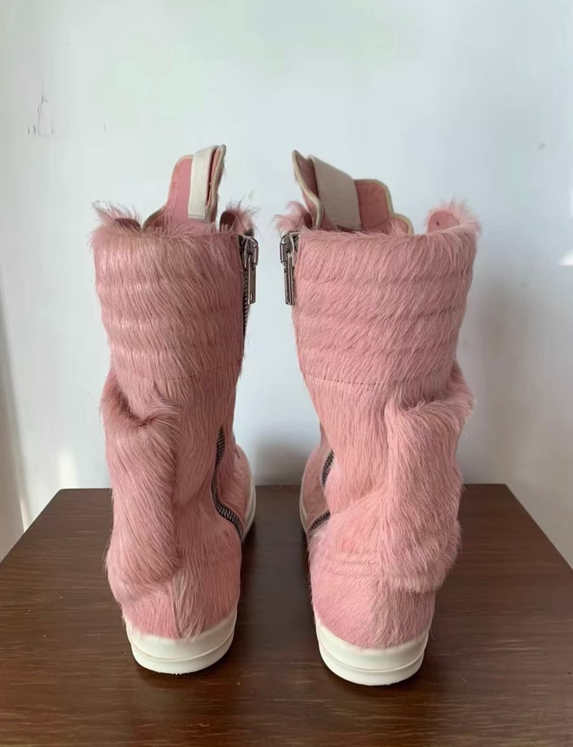 릭오웬스 카고바스켓 핑크 송치 42 상품이미지3
