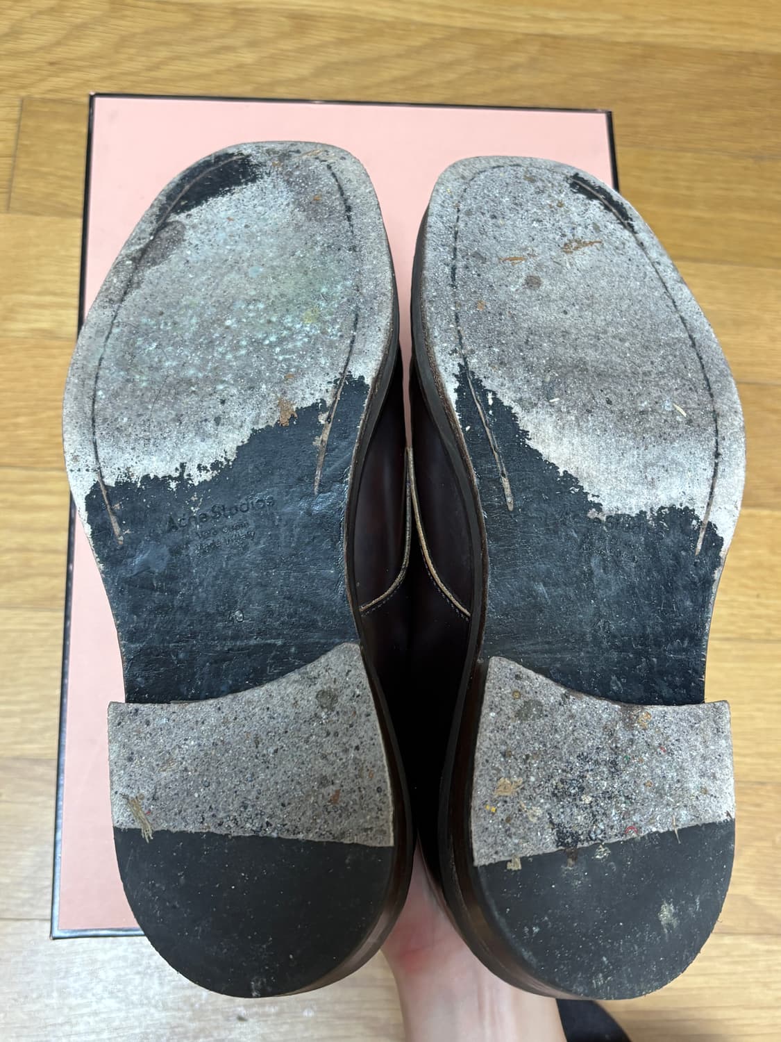 [40] 아크네 스튜디오 레더 더비 슈즈 (브라운) 상품이미지7