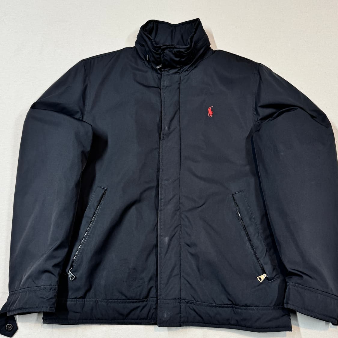 S) 폴로 랄프로렌 블랙 폴리쉘 히든후드 페리 자켓 상품이미지2