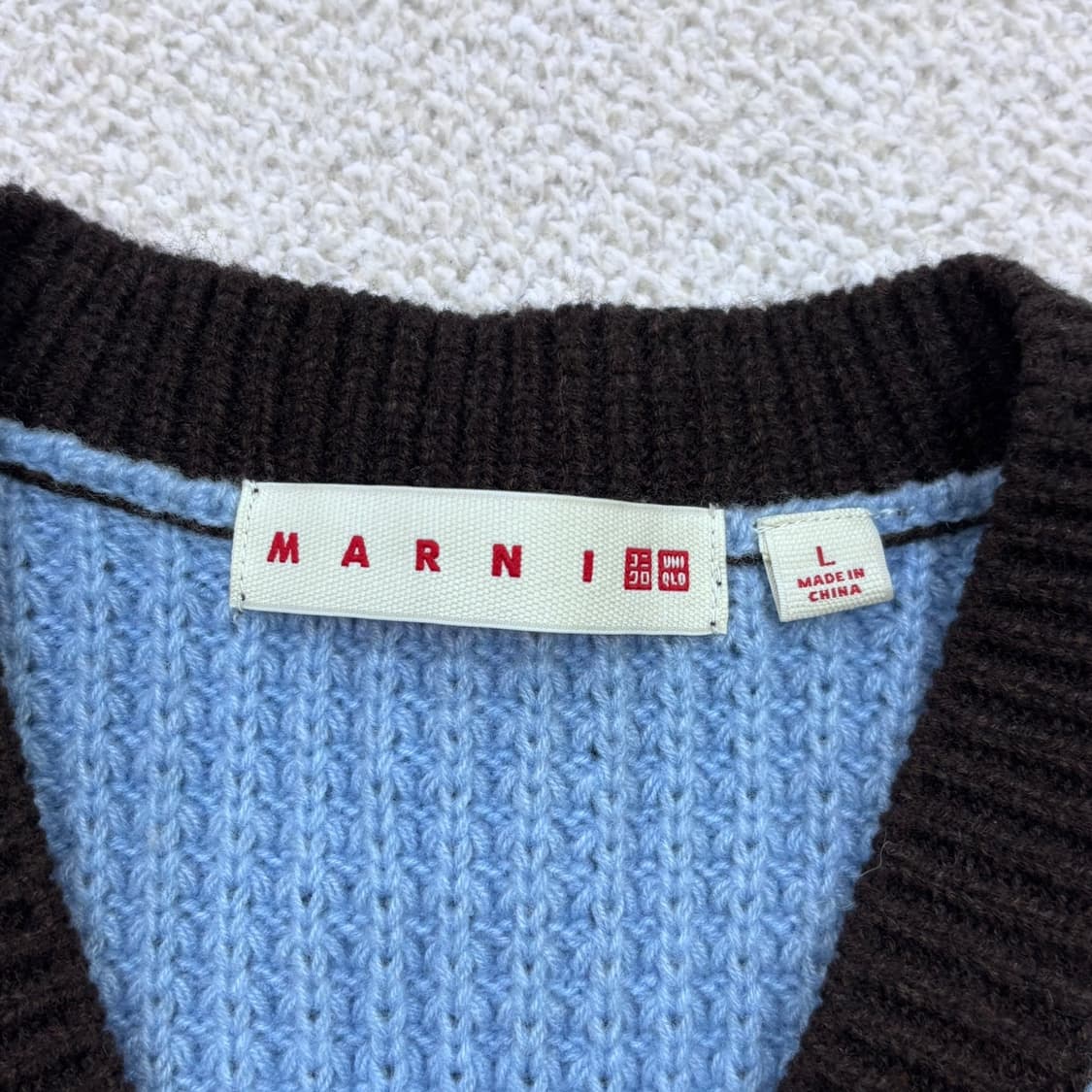L 유니클로 마르니 니트 베스트 0403E 상품이미지3