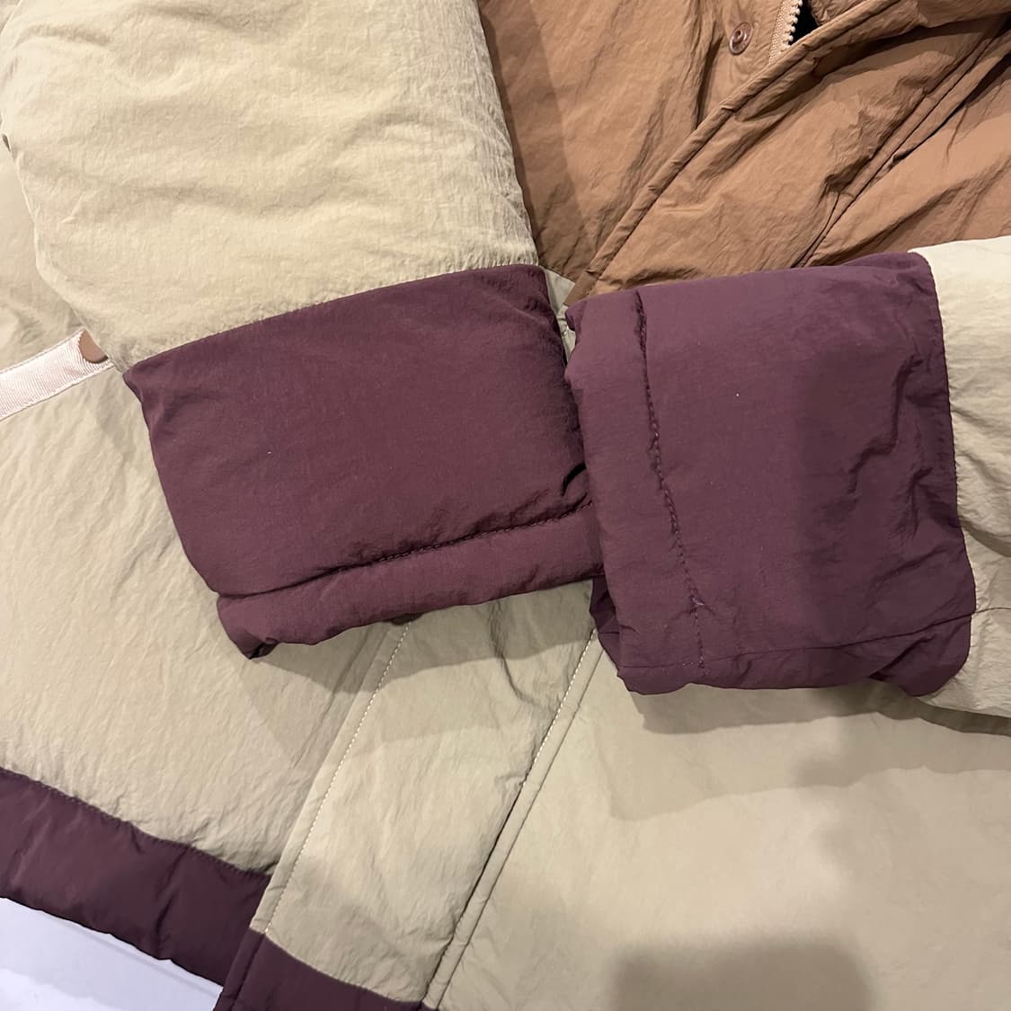 S 비헤비어 오리털 덕다운 배색곰패딩 파카 패딩 상품이미지7