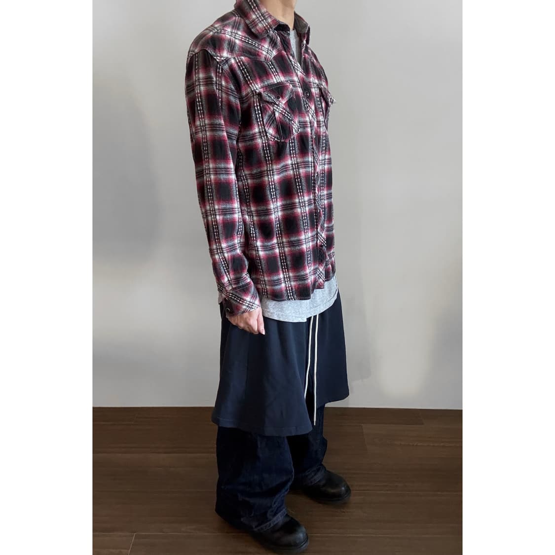 Ethnic Checkered Shirt 상품이미지2