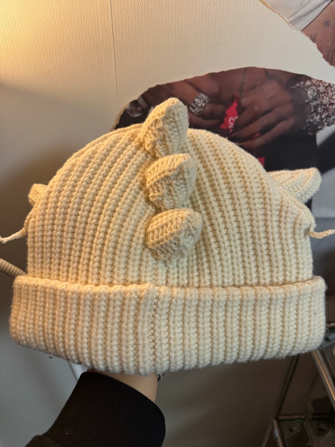 찰리 제프리 러버보이 청키 비니 아이보리 상품이미지3