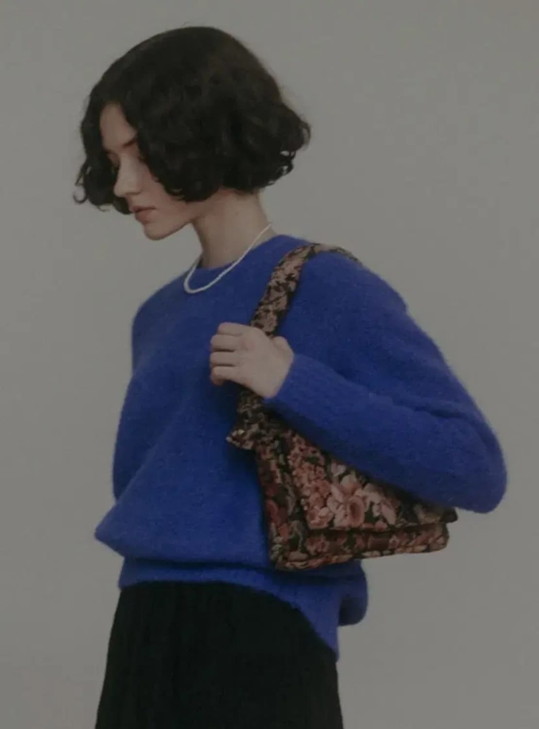 시엔느 빈티지 자카드 플라워 백 상품이미지3