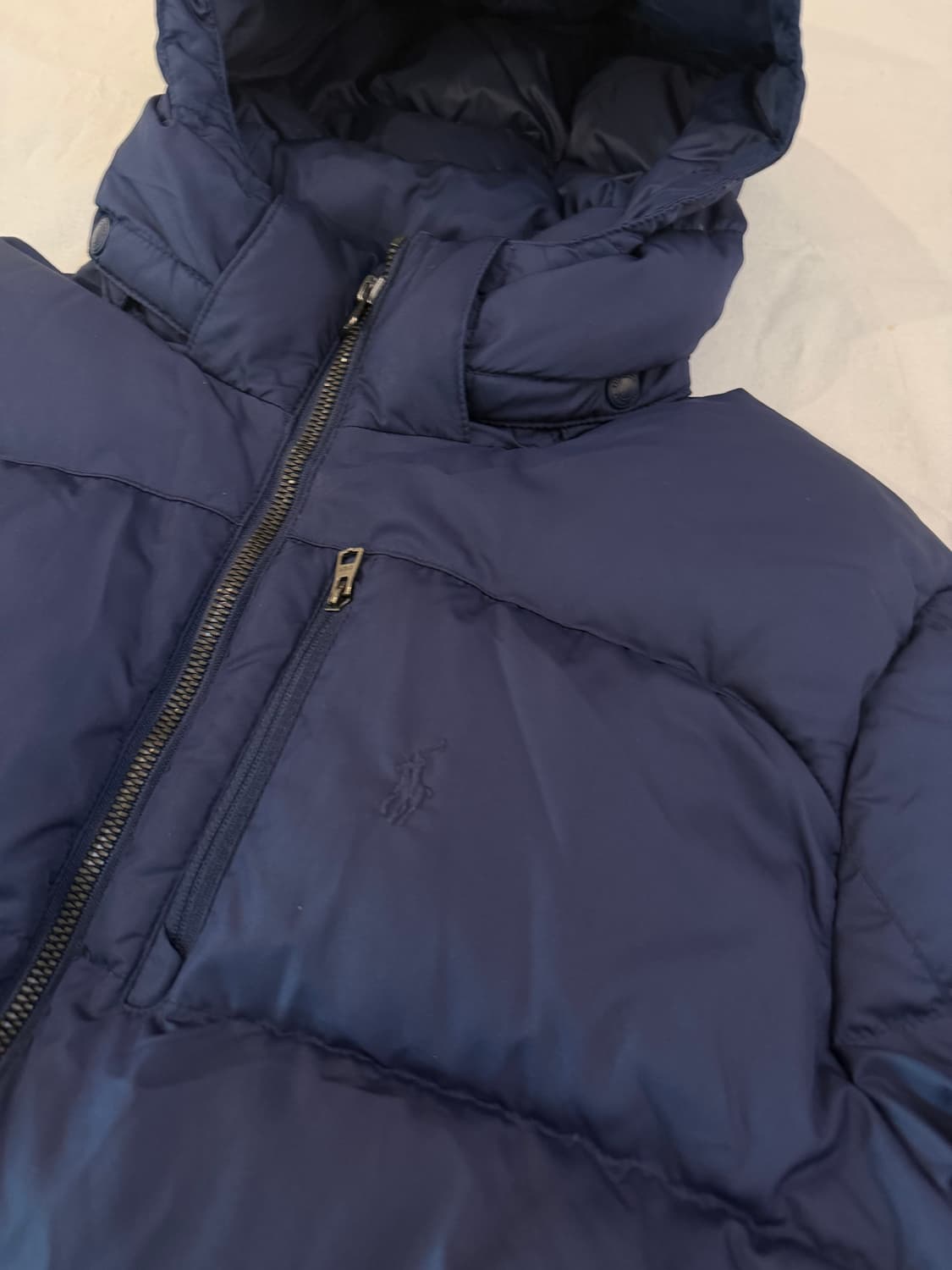 폴로 랄프로렌 덕다운 고프코어 후드 패딩 네이비 상품이미지2