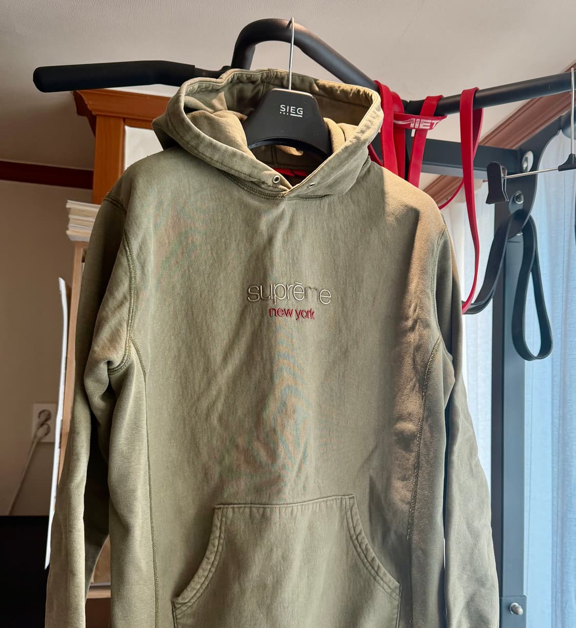 슈프림 [정품] 크롬 후드티 (시세 49만) 리버스위브 스웻셔츠 L(10 상품이미지3