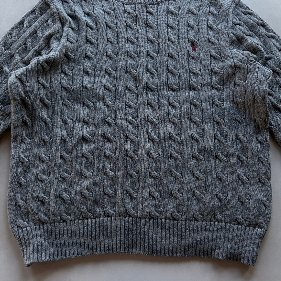 [XL]폴로 랄프로렌 꽈배기 케이블 코튼 니트 상품이미지4