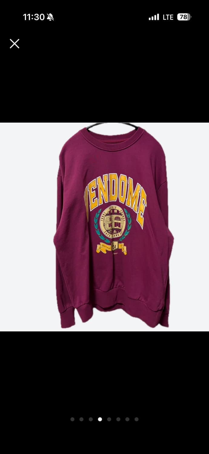 앤유 남녀공용 맨투맨 상품이미지4