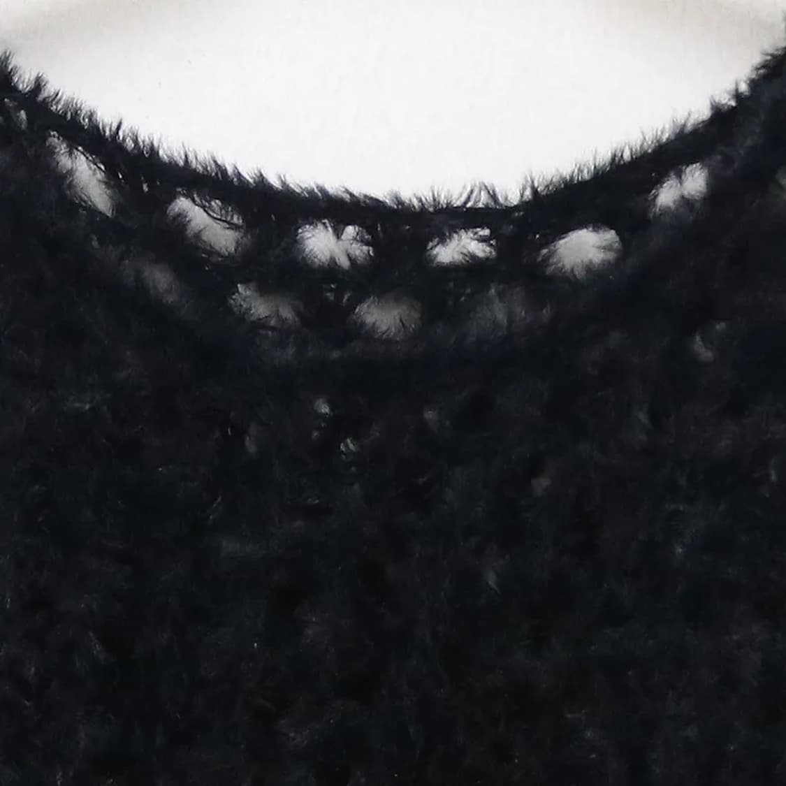 PAGEBOY 블랙 그물 니트 61265 상품이미지6