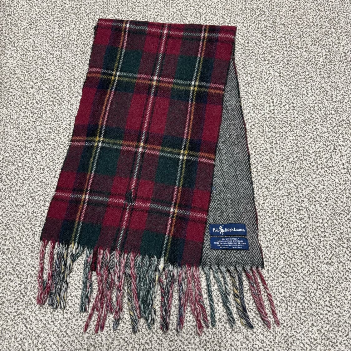 [택포,램스울80] 폴로 랄프로렌 투웨이 이태리 머플러 목도리 [A+] 상품이미지1
