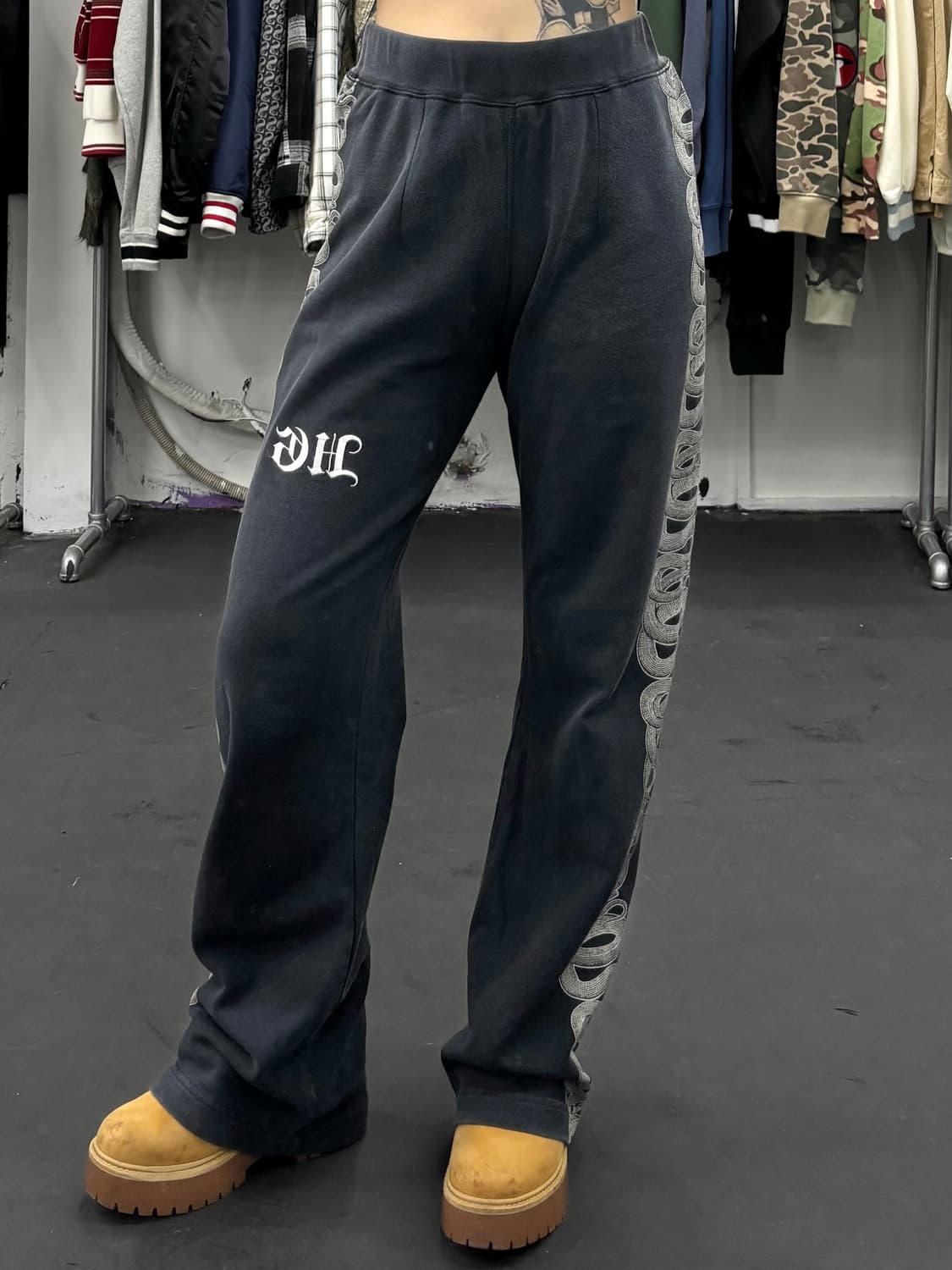 히스테릭 글래머 사이드 스네이크 스웻팬츠 상품이미지3