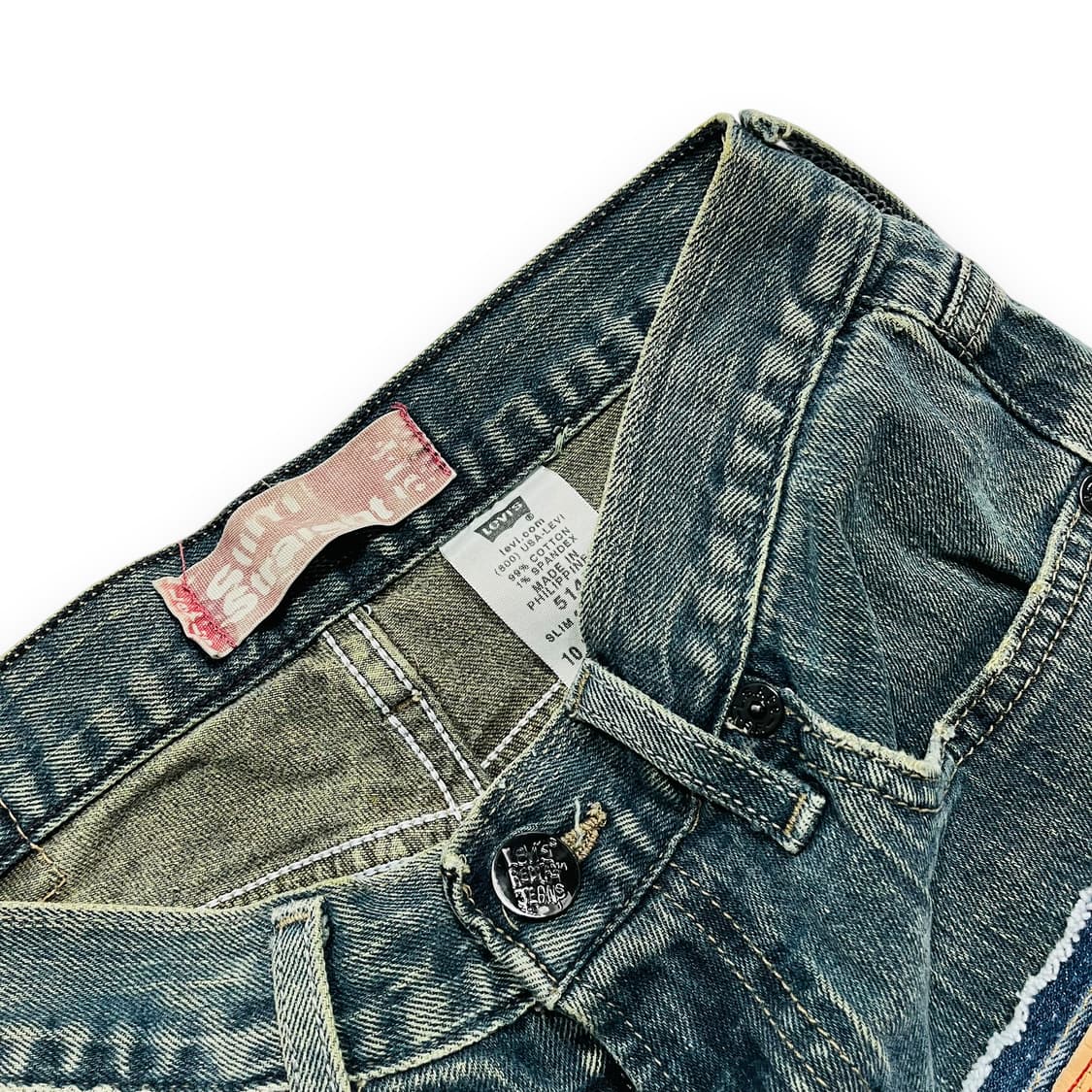 리바이스 y2k 리메이크 커스텀 그런지 데님 팬츠 상품이미지7