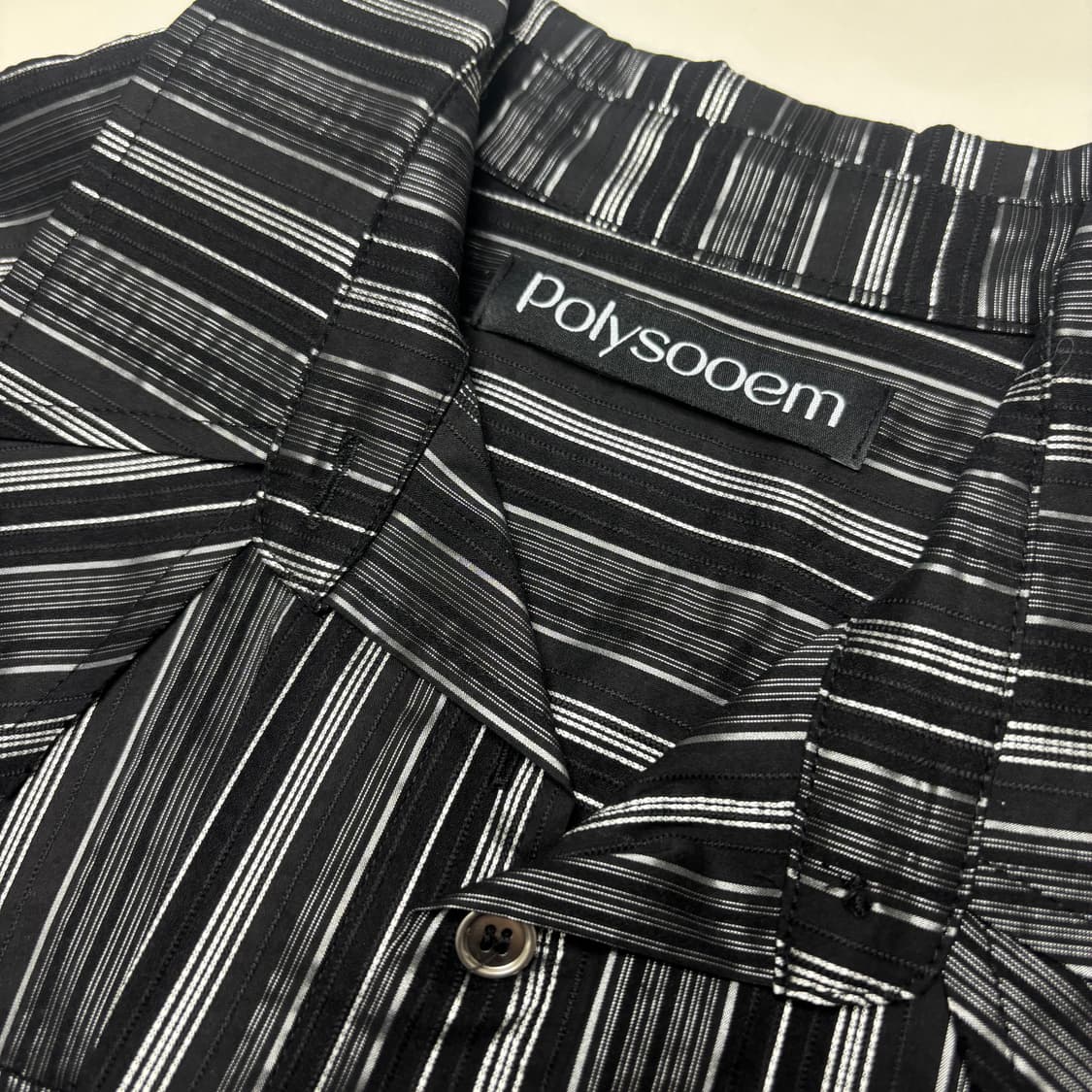 폴리수엠 WESTERN GLITTER STRIPE SHIRT (BLA 상품이미지4