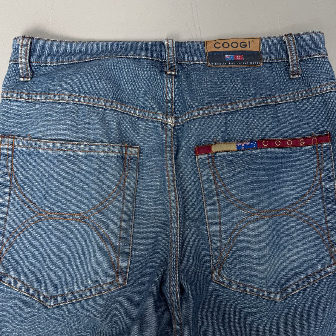 쿠지 사이드라인 올드스쿨 배기핏 데님팬츠 상품이미지6